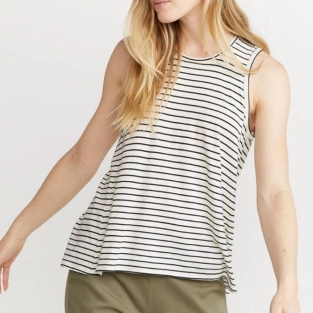 MARINE LAYER TULIP BACK TANK STRIPE